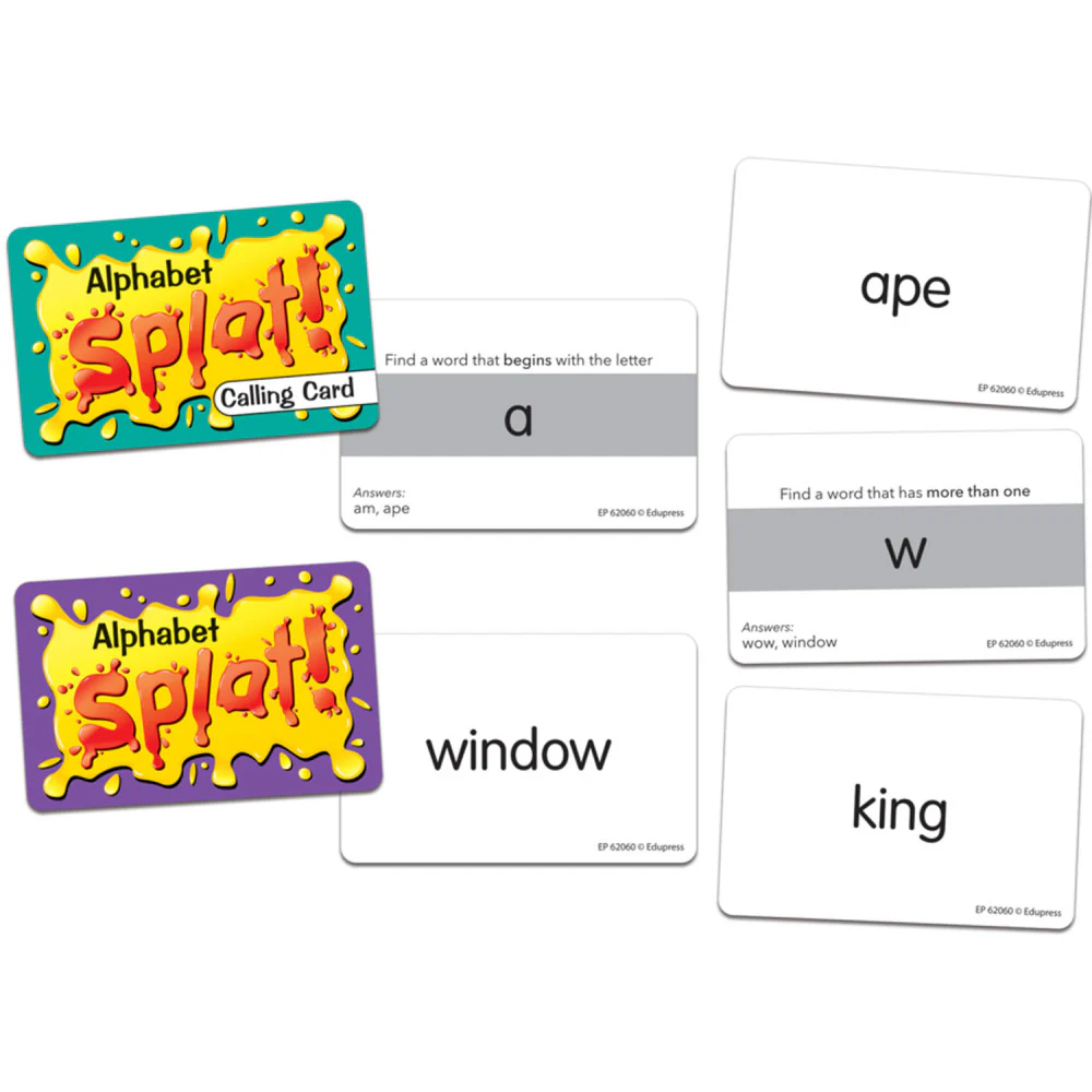 Teacher Created Resources Alphabet Splat Game - Colorful Educational Play - Image 2