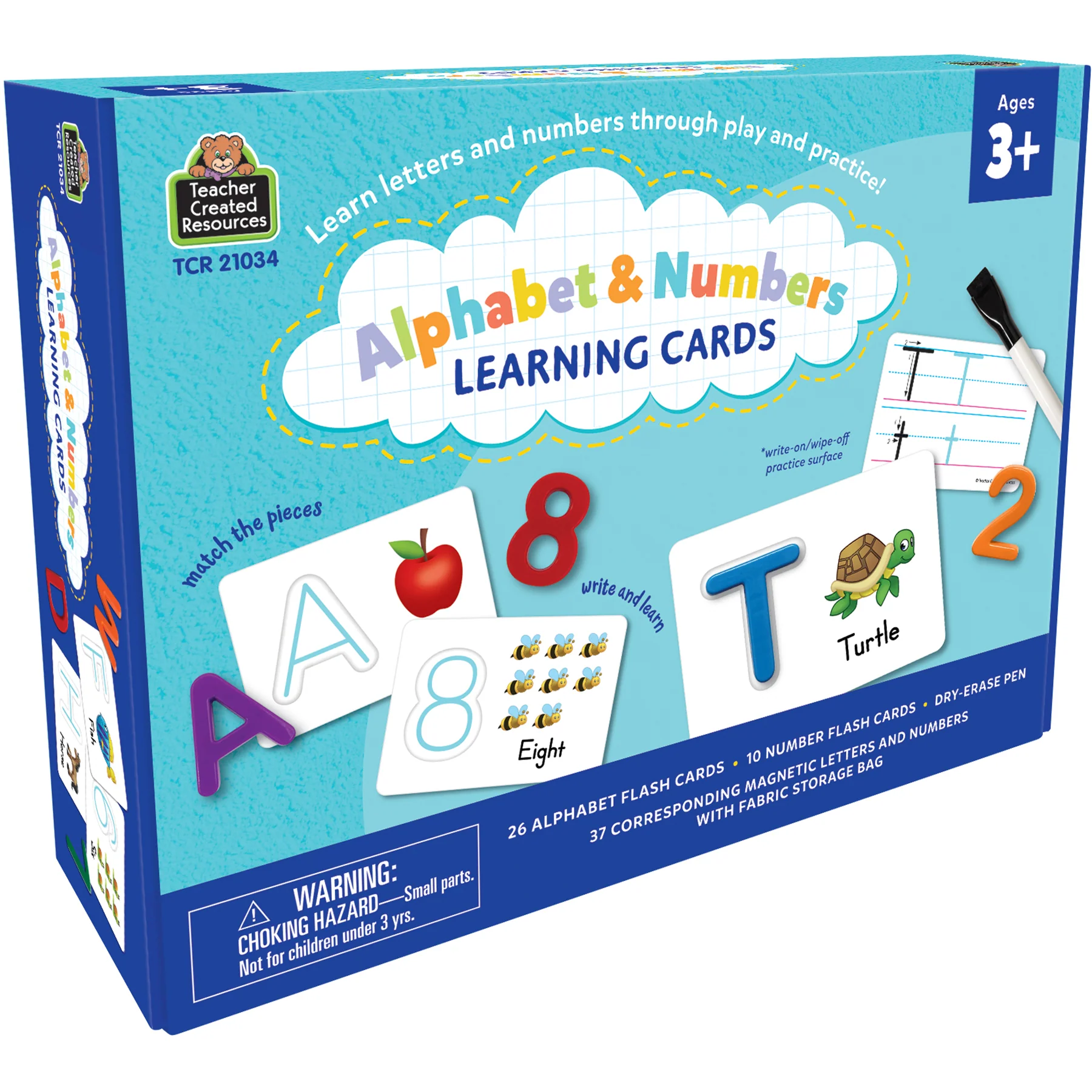 Teacher Created Resources Alphabet & Numbers Magnetic Learning Set - Image 3