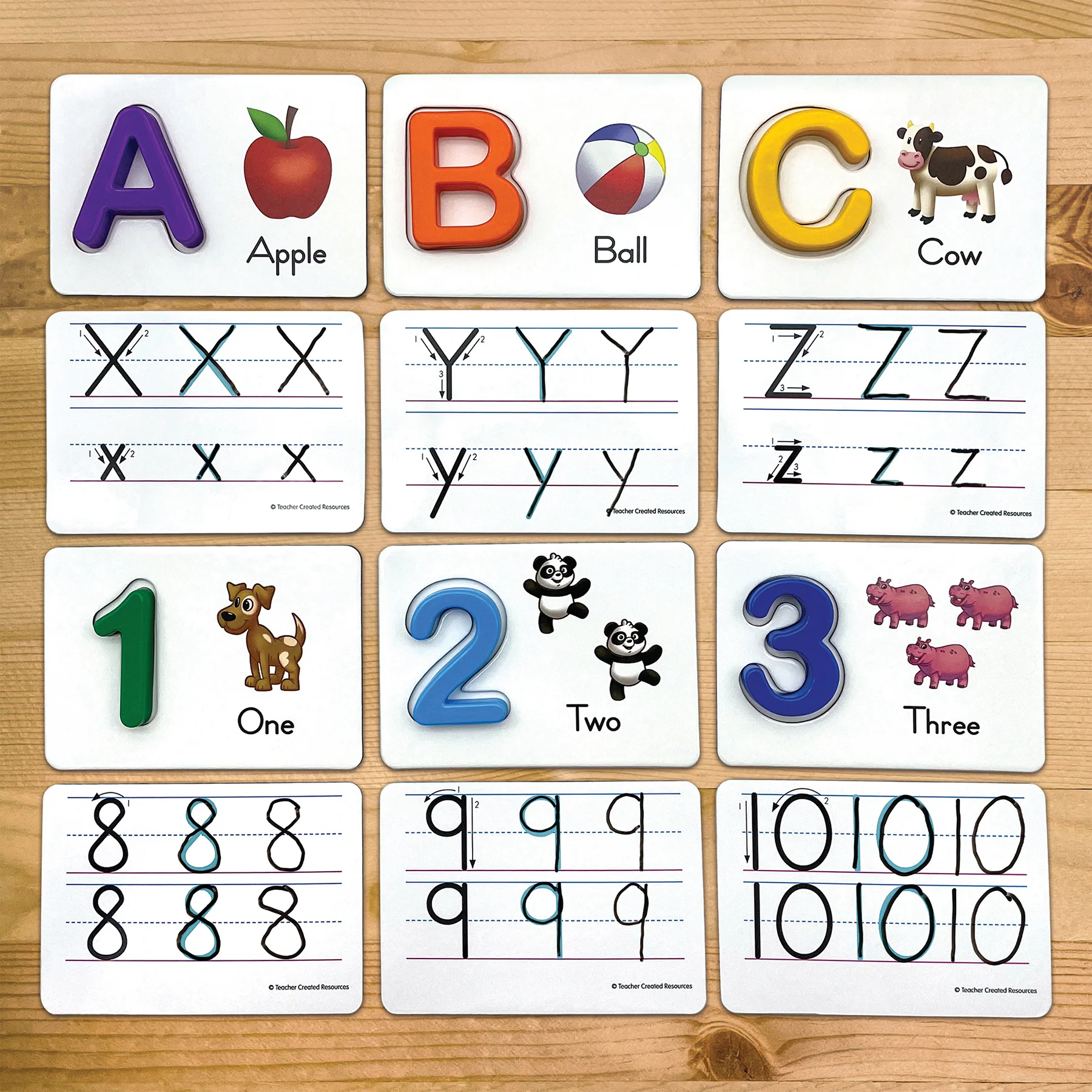 Teacher Created Resources Alphabet & Numbers Magnetic Learning Set - Image 4