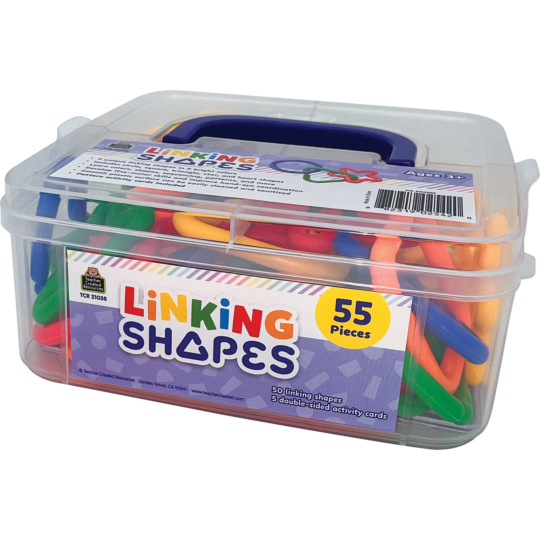 Teacher Created Resources Linking Shapes - Educational Color & Shape Recognition Set - Image 2
