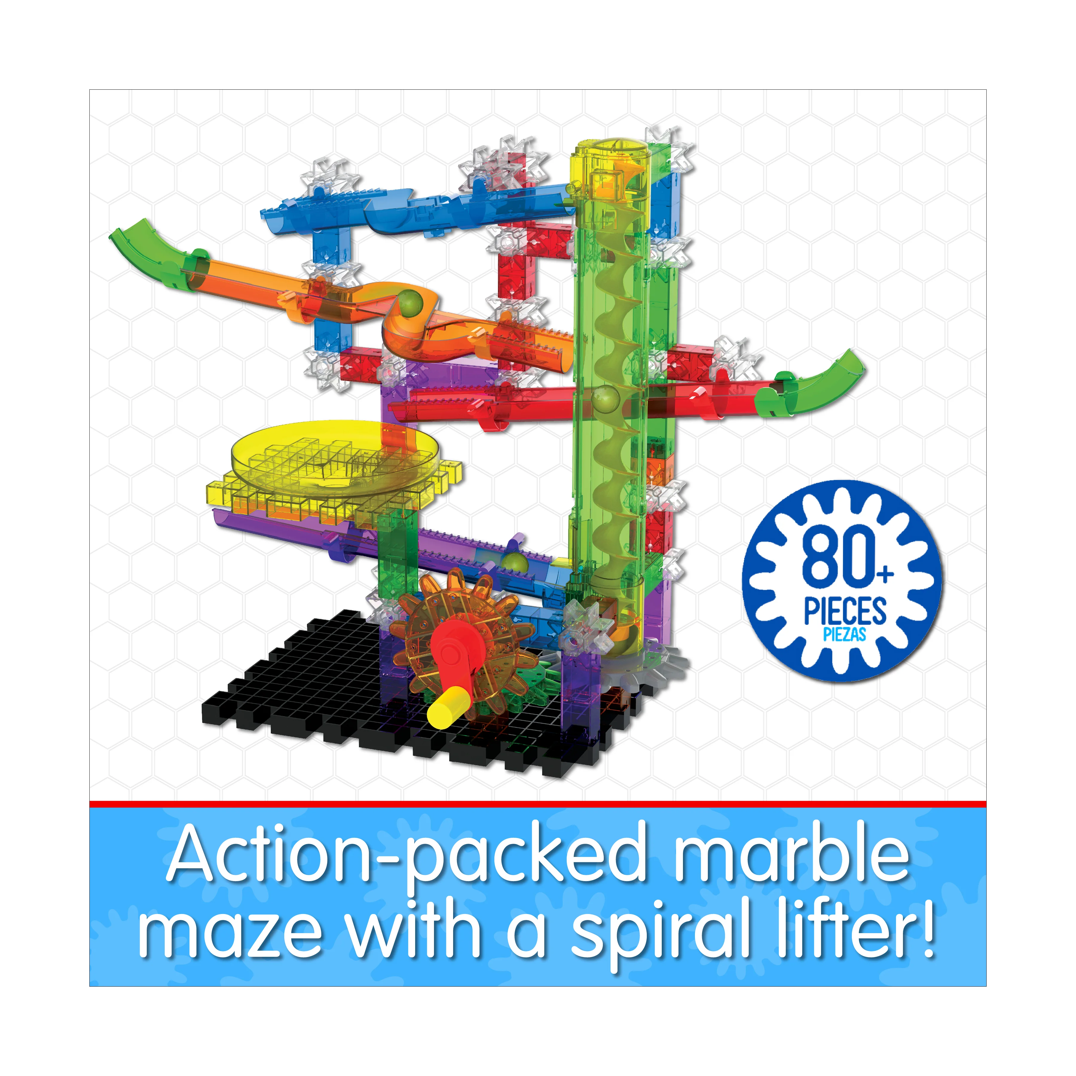Techno Gears Marble Mania Zoomerang 2.0 Building Set - 80+ Pieces - Image 5