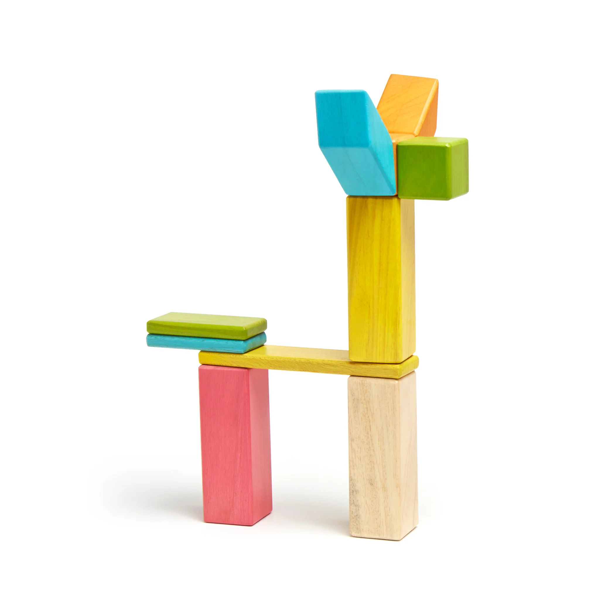 Tegu Magnetic Wooden Blocks, 24-Piece Set, Tints - Image 3