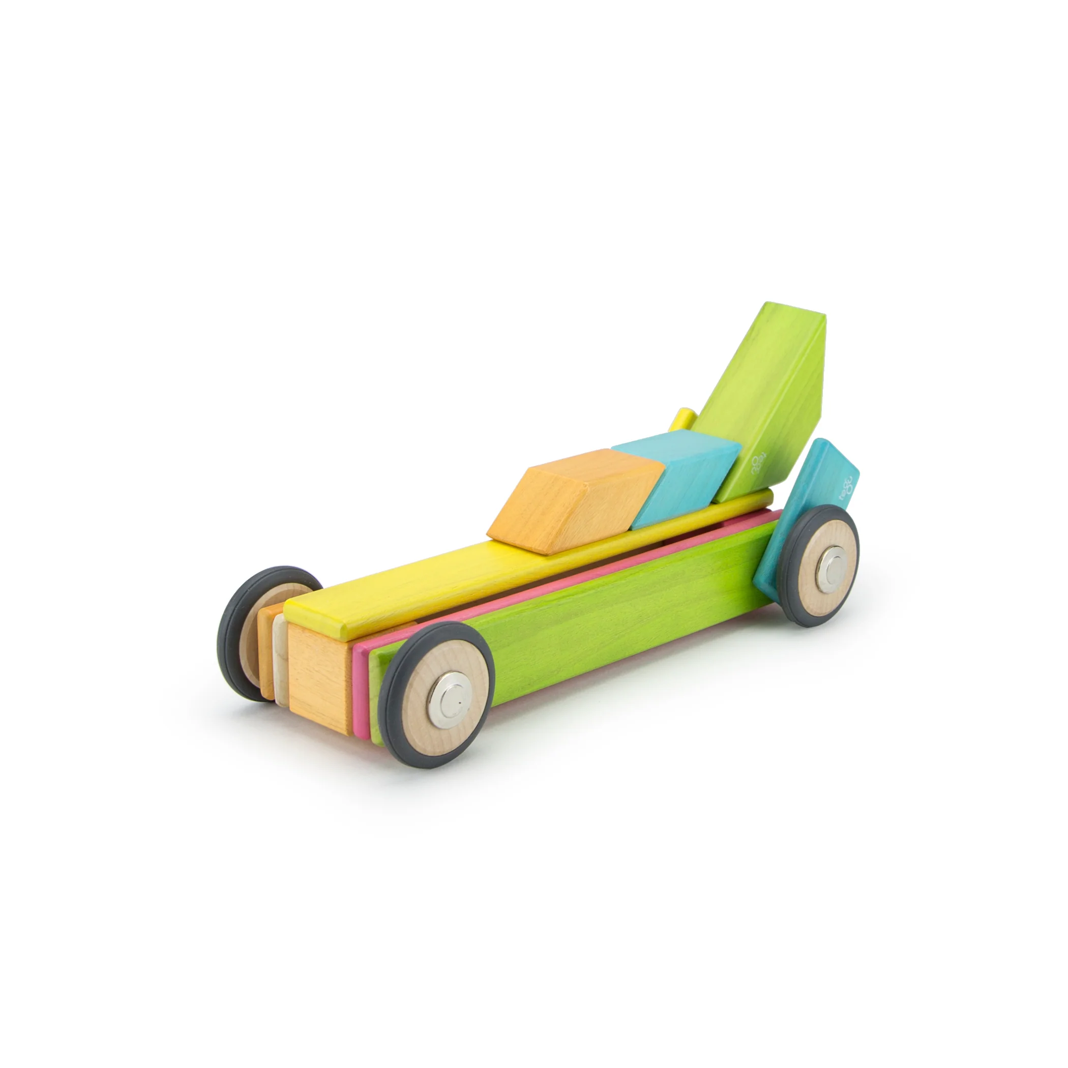 Tegu Magnetic Wooden Blocks, 42-Piece Set, Tints - Image 2