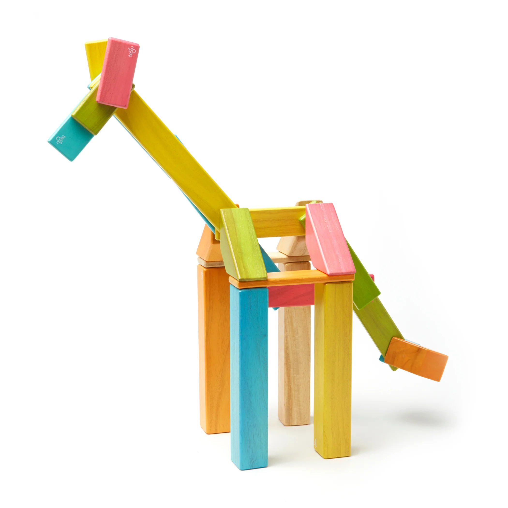 Tegu Magnetic Wooden Blocks, 42-Piece Set, Tints - Image 5