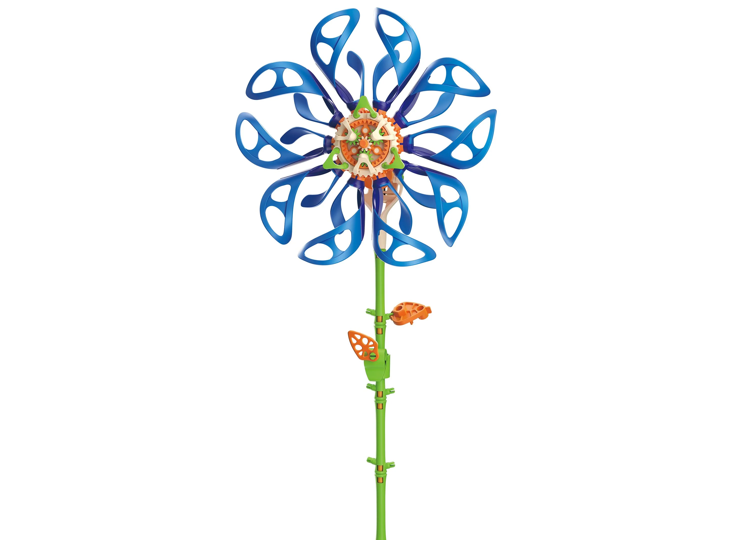 Thames & Kosmos SolarFlower Sapphire Swirl 114-Piece Solar-Powered Kinetic Sculpture Ages 8+ - Image 5