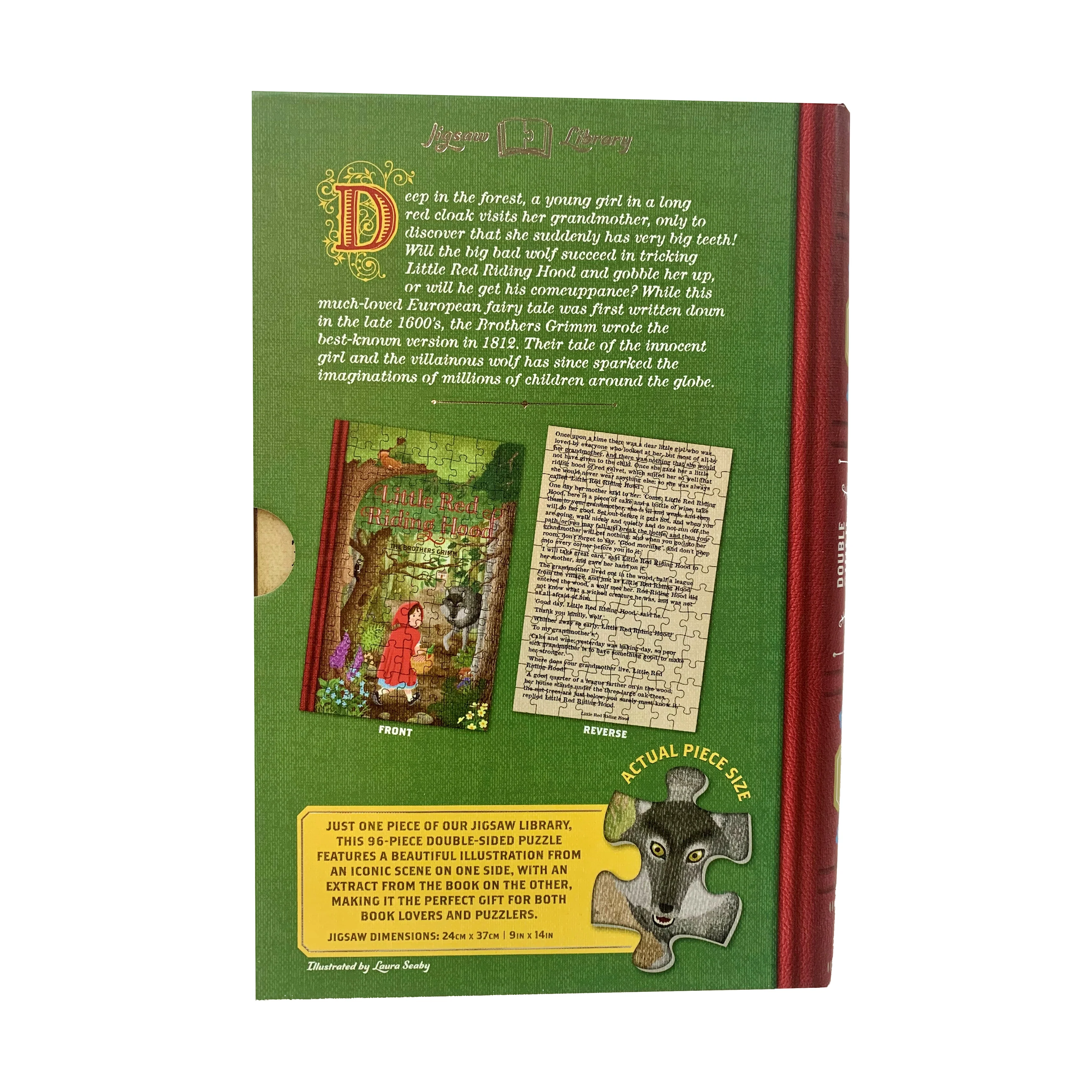 Professor Puzzle Brothers Grimm Little Red Riding Hood Jigsaw - 96 pc - Image 3