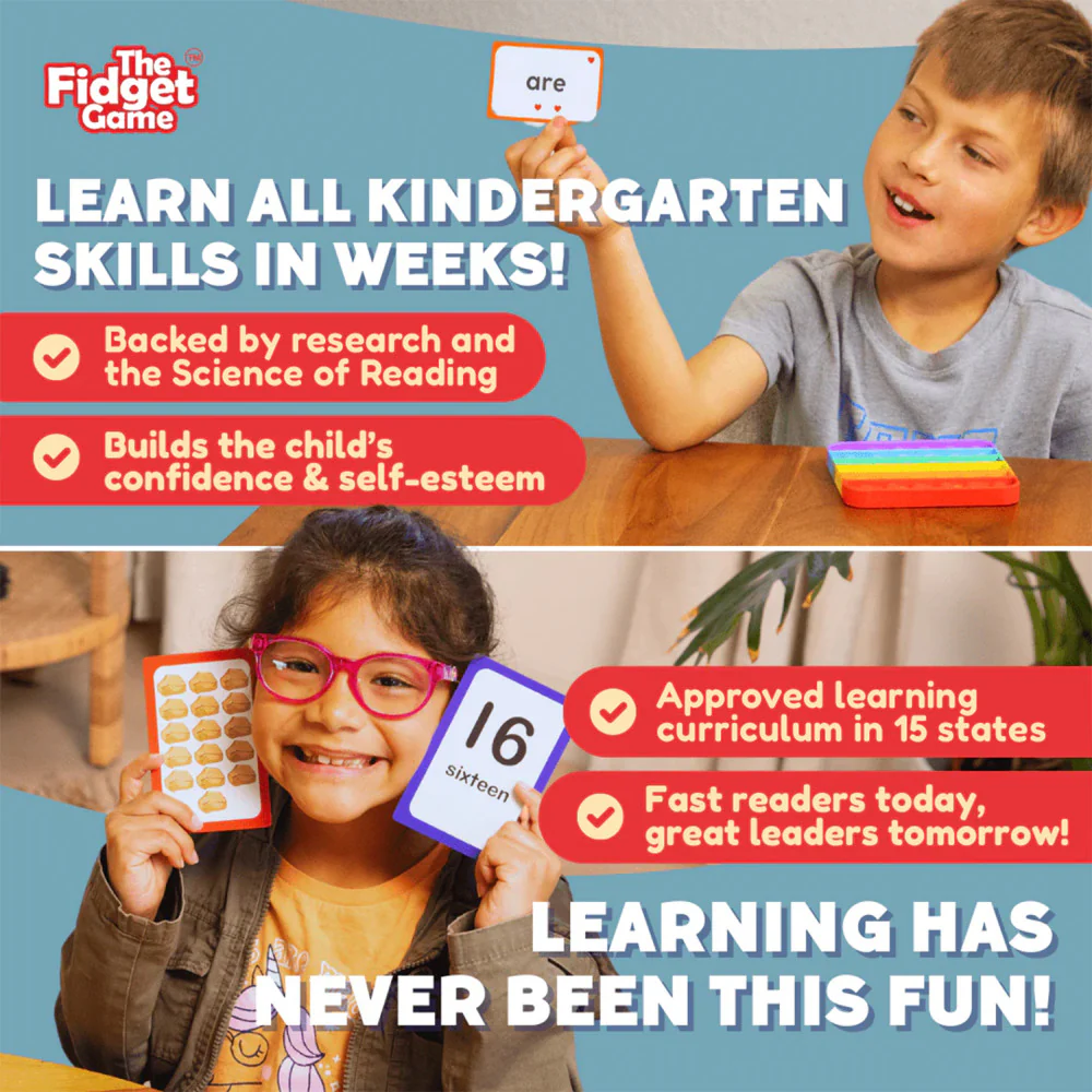Fidget Game Kindergarten Mastery Learning Bundle - Educational Games - Image 3