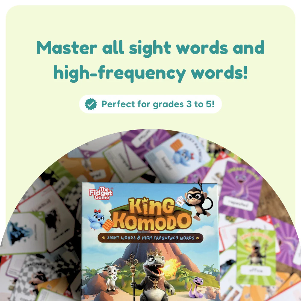 The Fidget Game King Komodo Educational Sight Word Adventure - Image 5