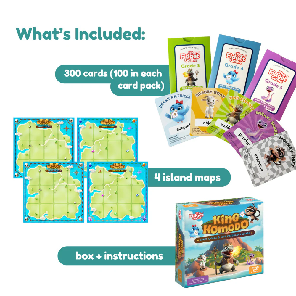 The Fidget Game King Komodo Educational Sight Word Adventure - Image 7