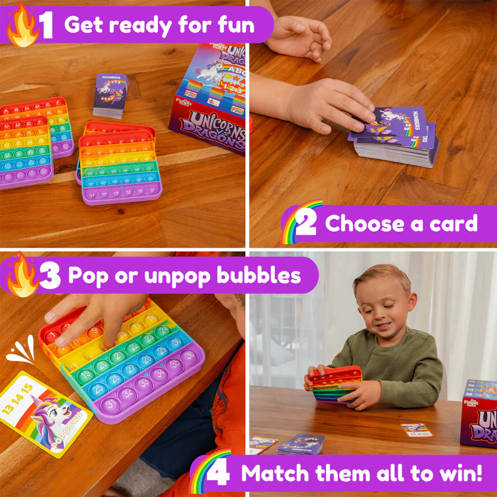 Unicorns vs Dragons: The Fidget Game Alphabet Mastery Educational Game - Image 3