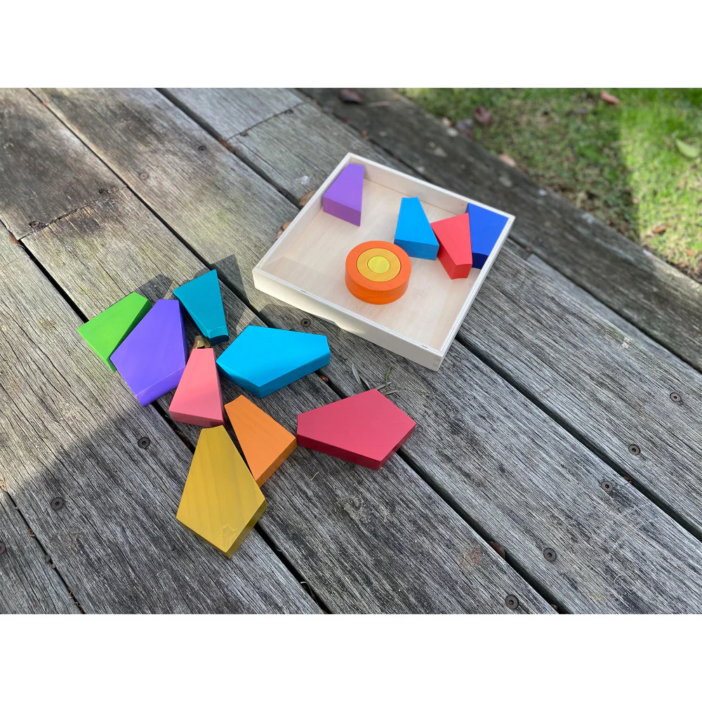 The Freckled Frog Sunny Colors – Wooden Sun Puzzle & Playset - Image 3