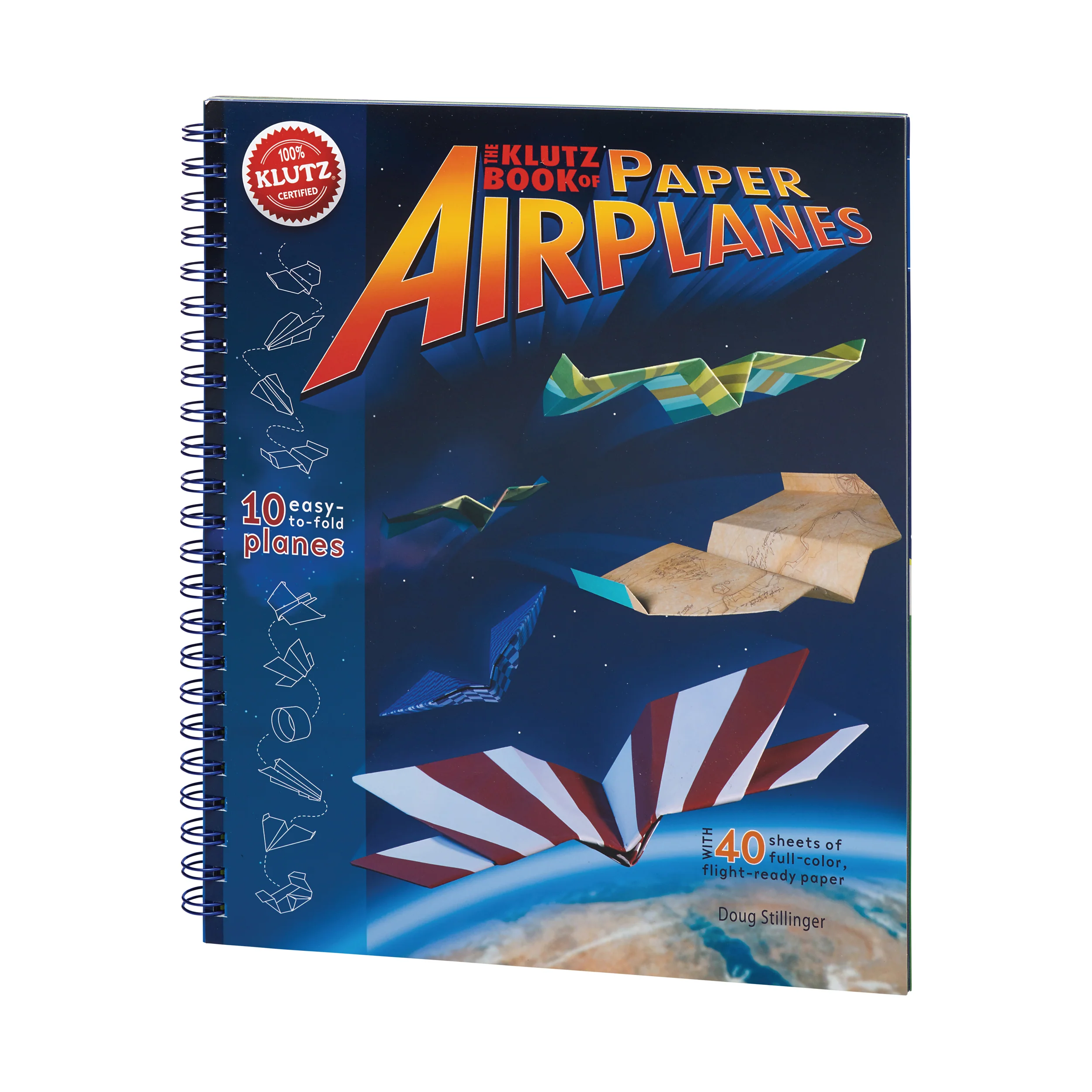 The Klutz Book of High-Performance Paper Airplanes Spiral-bound Craft Kit - Image 2