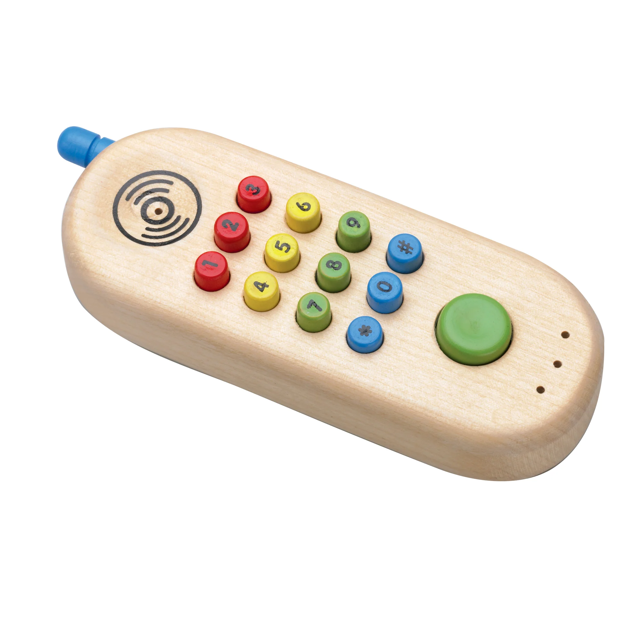 The Original Toy Company Dual Wooden Cell Phones for Toddlers - Image 2