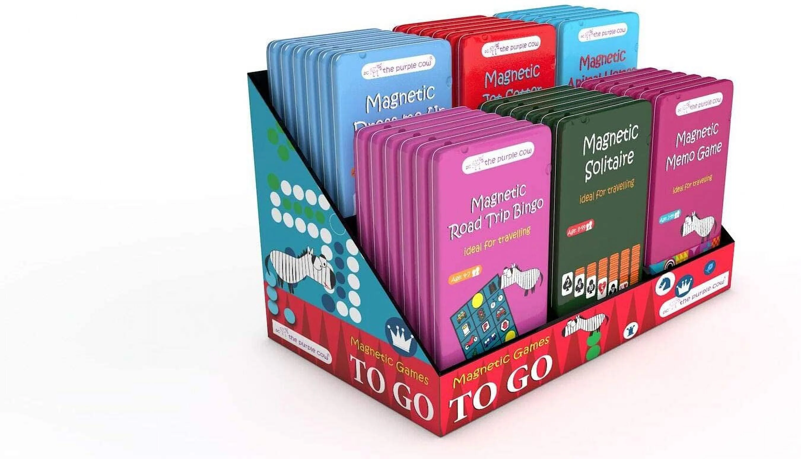 The Purple Cow To Go Reversi Magnetic Travel Game - Image 2
