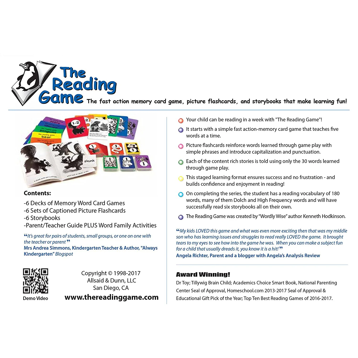 The Reading Game - 2nd Edition - Fast-Action Memory and Storybook Set - Image 3