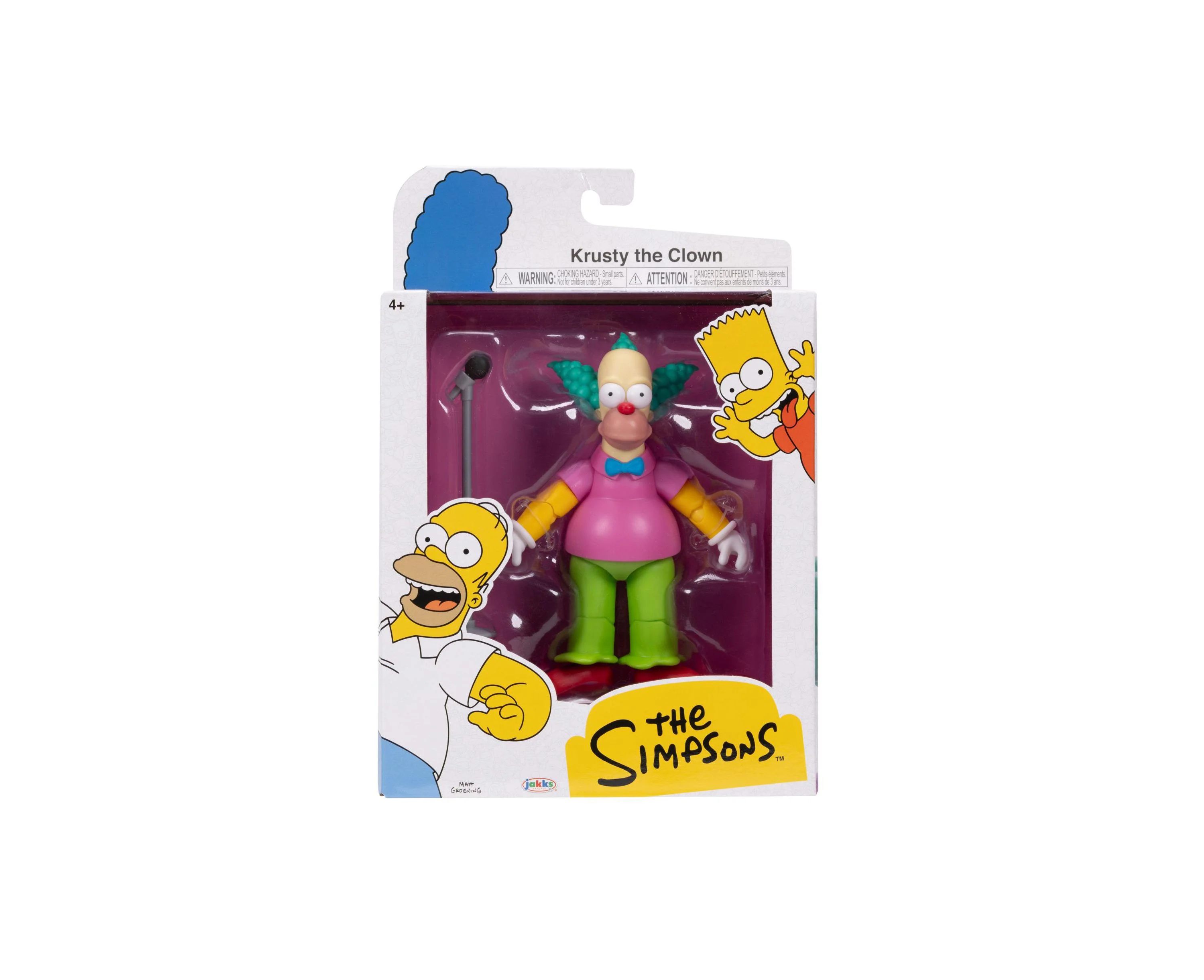 The Simpsons 5-inch Krusty Clown Action Figure with Accessories - Image 2
