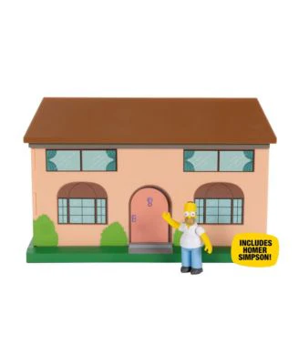 JAKKS Pacific The Simpsons House 2.5'' Scale Living Room Diorama with Homer Simpson - Image 3