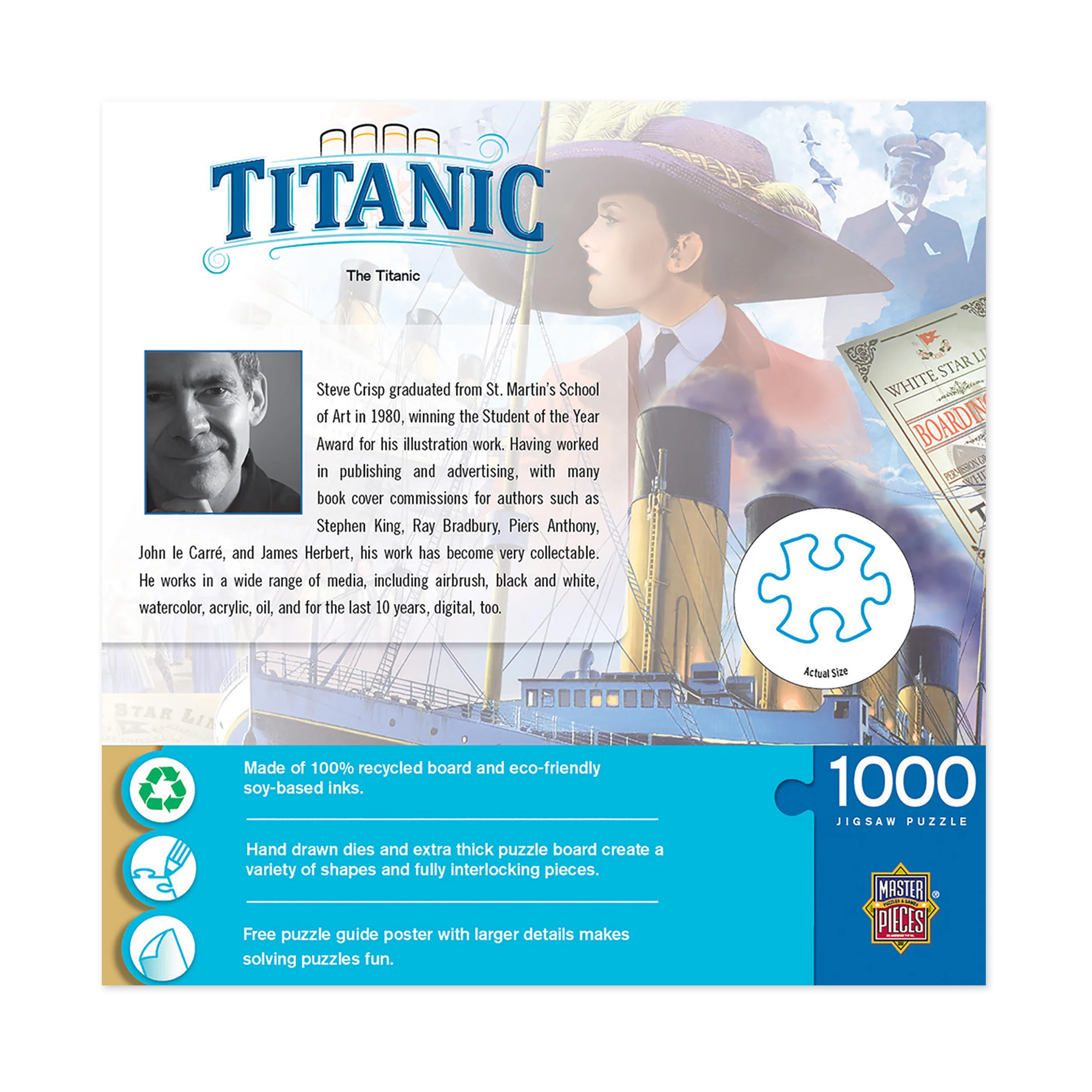 MasterPieces Historical Titanic Jigsaw Puzzle - 1000 pc - Image 4