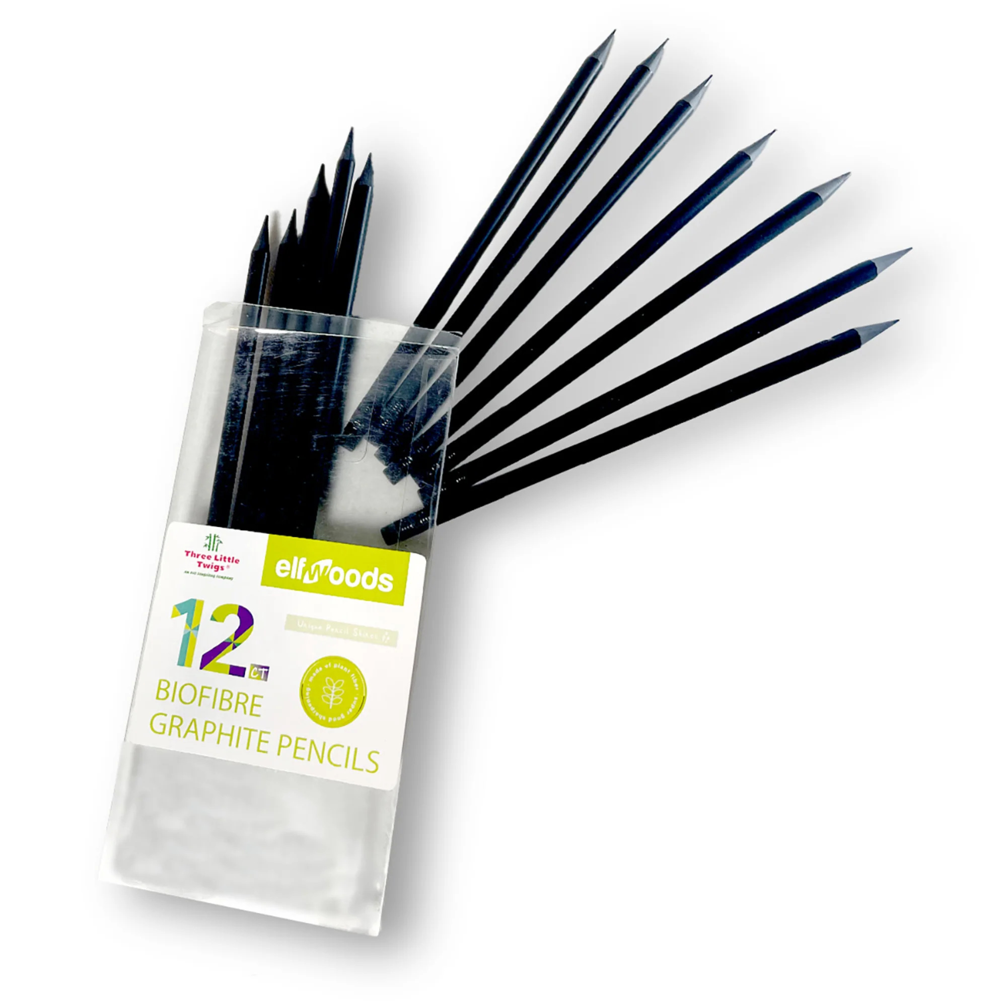 Three Little Twigs: Elfwoods: Biofibre Pencils 3pk Bundle - Image 2