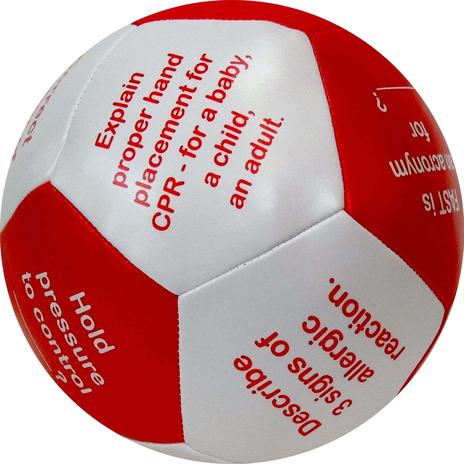 Thumball CPR & First Aid Interactive Learning Ball - 6" - Image 2