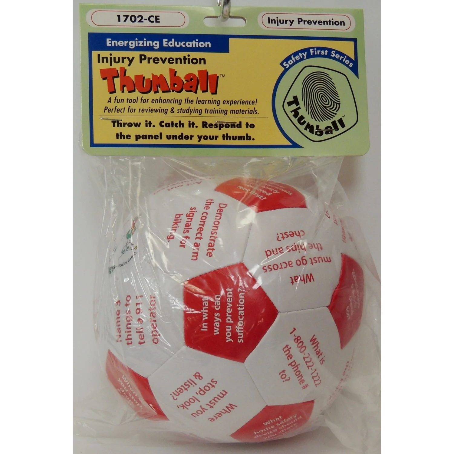 Injury Prevention Thumball - 6" Interactive Safety Learning Ball - Image 2