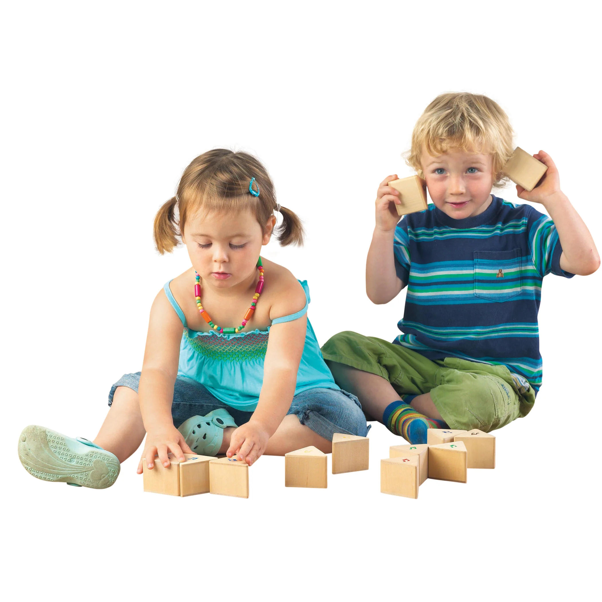 TickiT Sound Prism Set - Colorful Musical Triangles - Set of 12 - Image 5