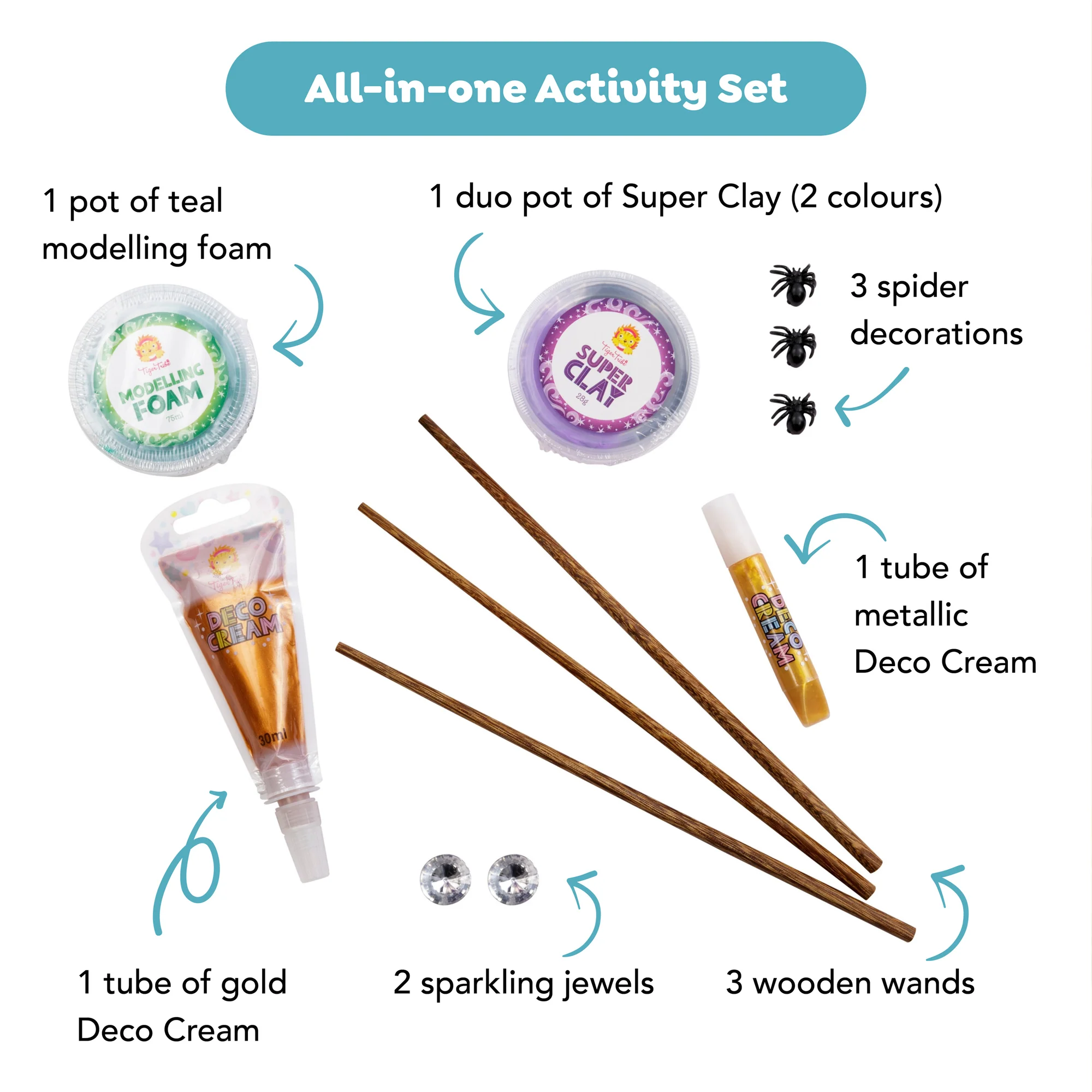 Tiger Tribe Spellbound Magic Wand Kit - Craft Set for Kids Ages 5-9 - Image 2