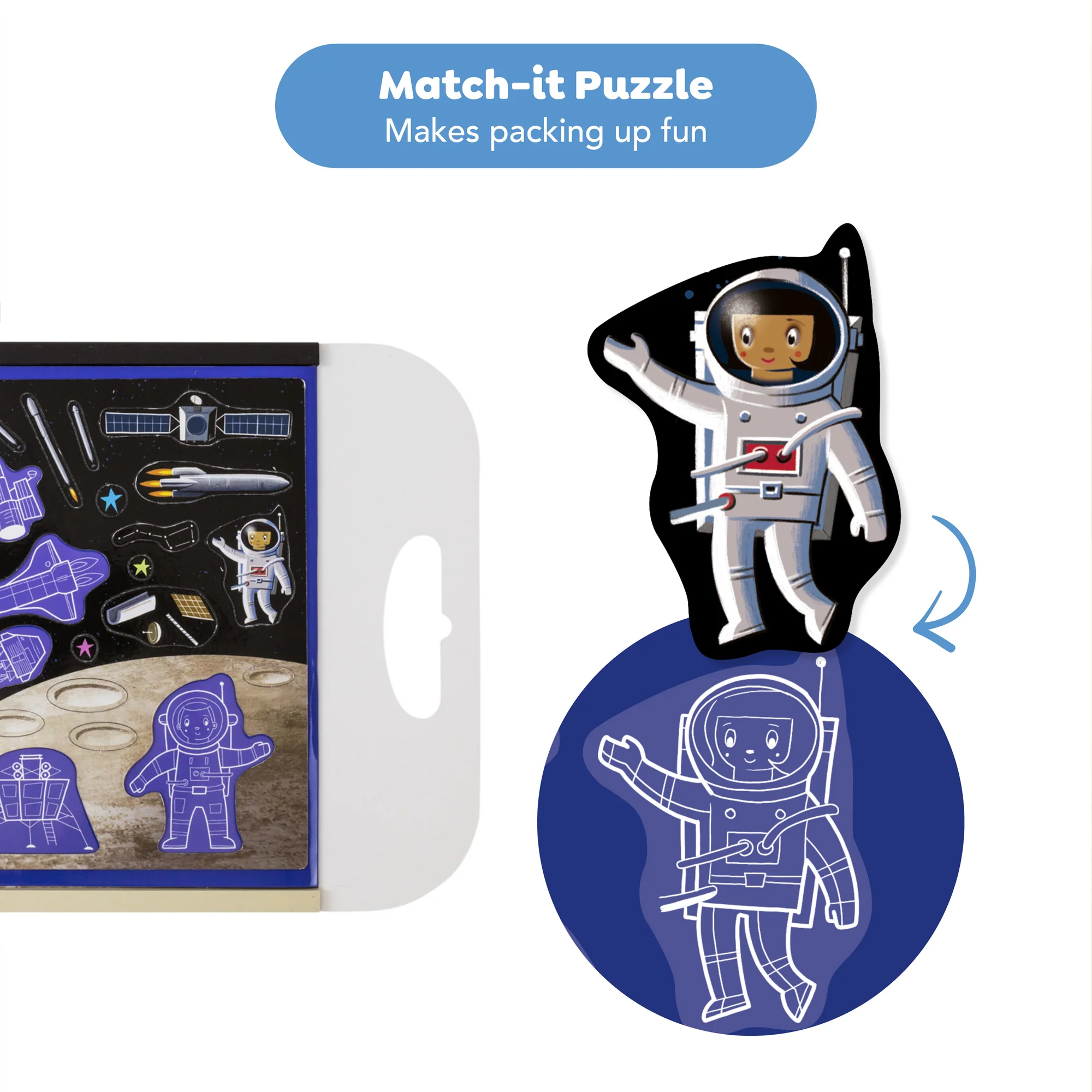 Tiger Tribe Magna Carry Space Explorer - Magnetic Space Adventure Playset - Image 4