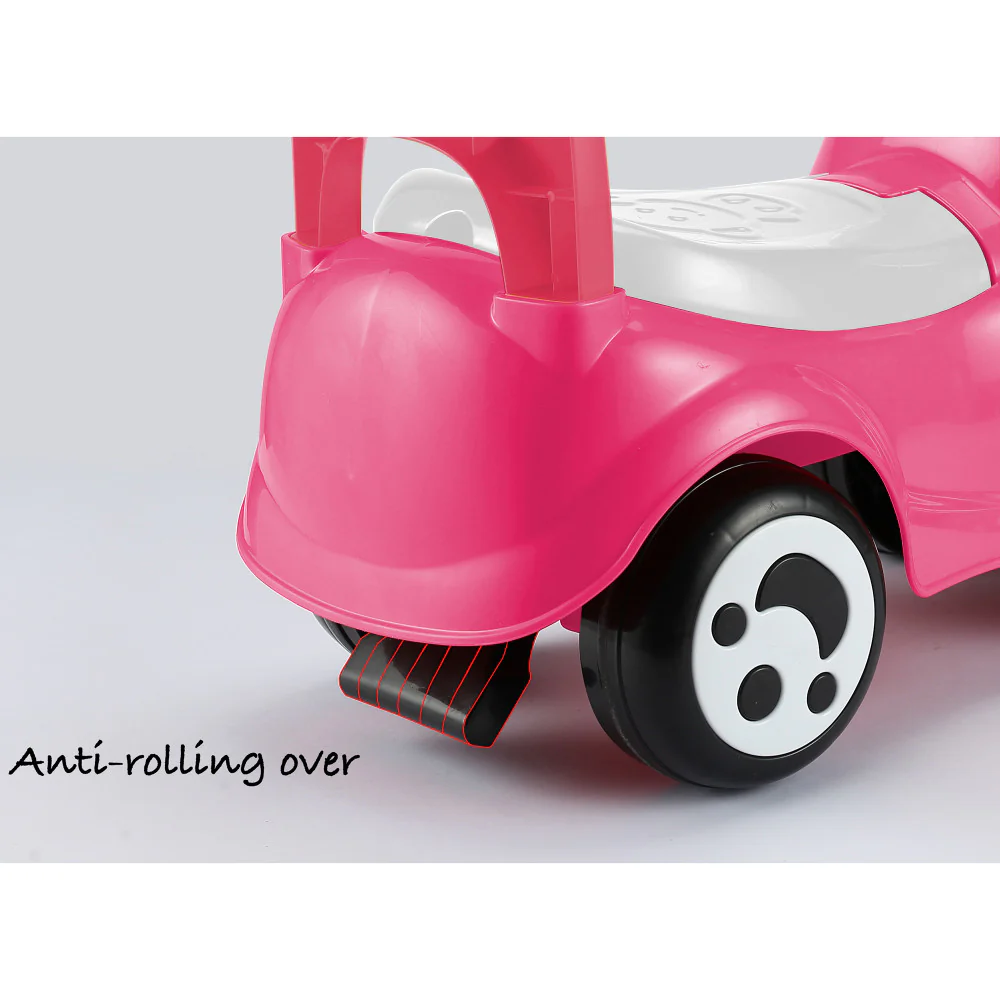 Timate - Push & Ride Racer - Pink & Monkey - Foot-To-Floor Ride-On - Image 6