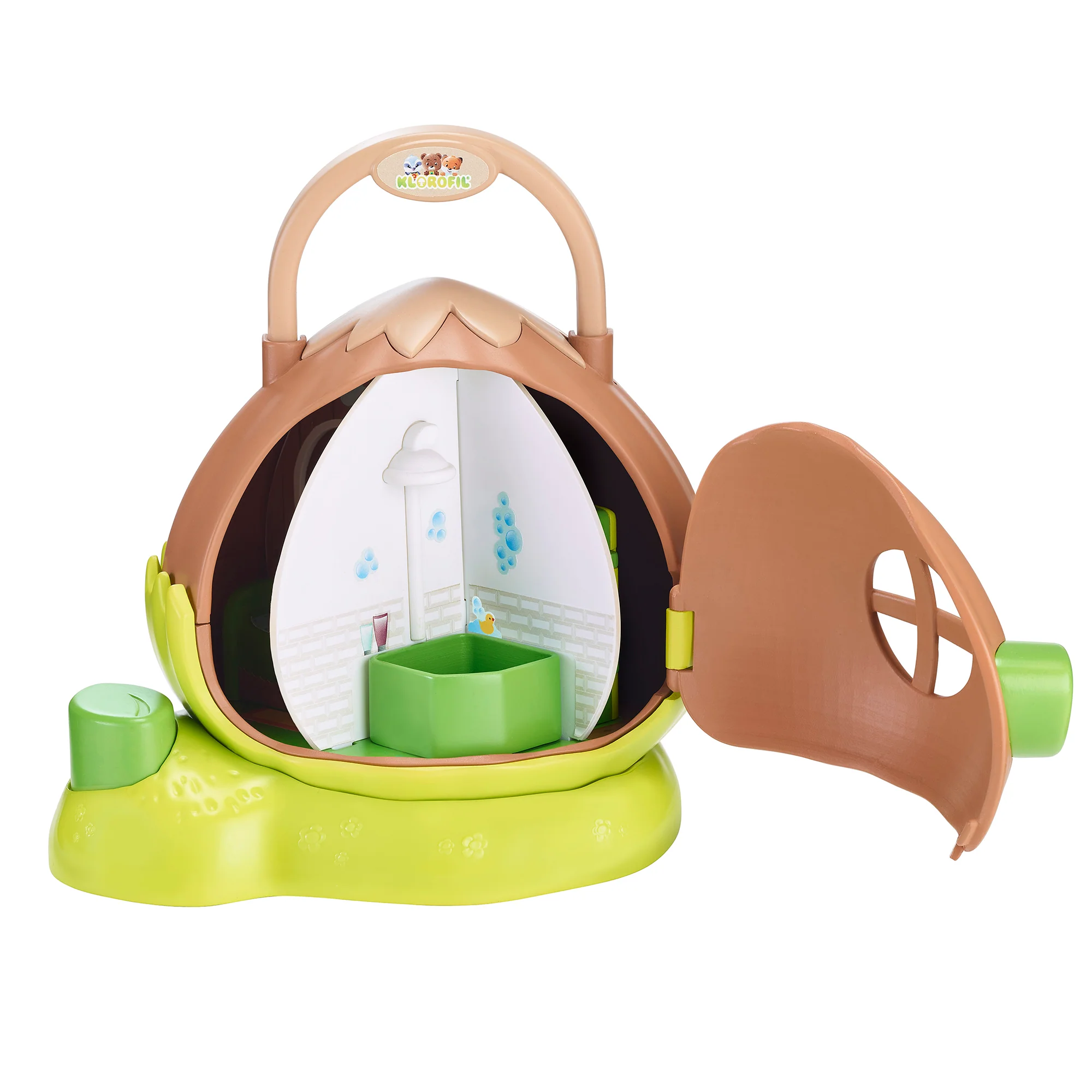 Timber Tots Hazelnut House Playset with Ellie the Raccoon - Image 5