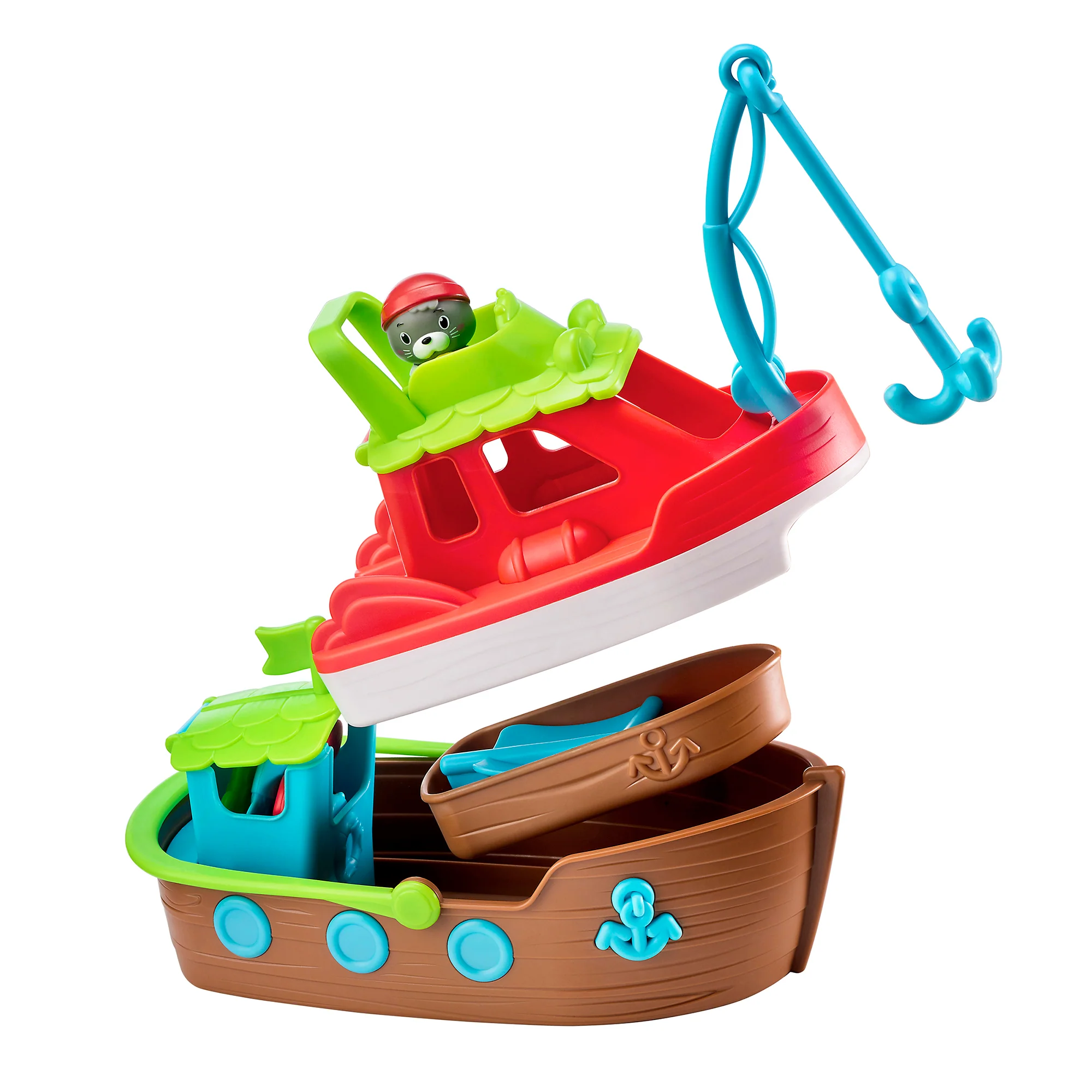 Timber Tots Nesting Boats - 3-in-1 Transforming Playset - Image 2