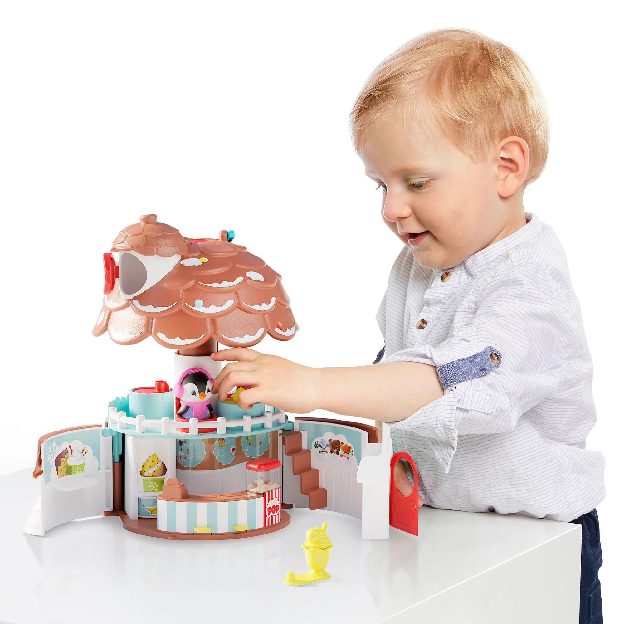 Timber Tots Pine Cone Snack Bar Interactive Playset - Image 4