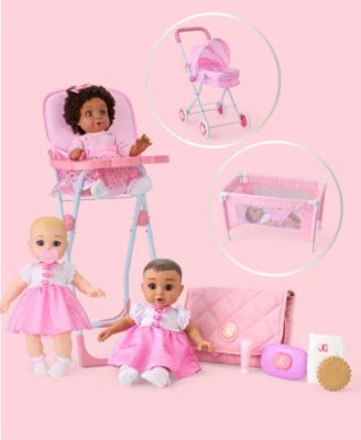 Journey Girls Pastel Pink Baby Doll Crib Playset - Image 5