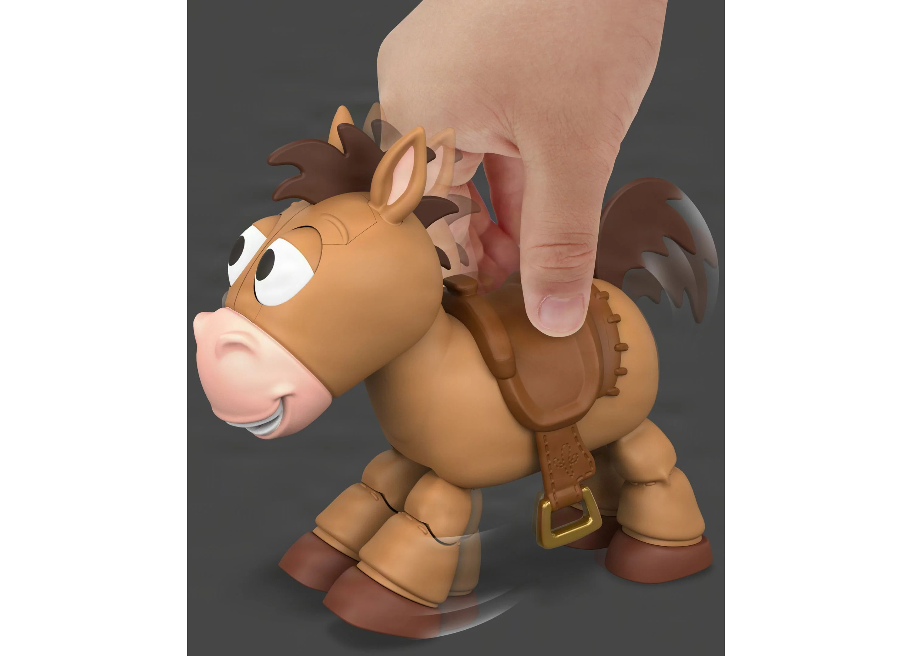 Disney Pixar Toy Story 5 Lil' Partner Bullseye Interactive Posing Horse Figure - Image 4