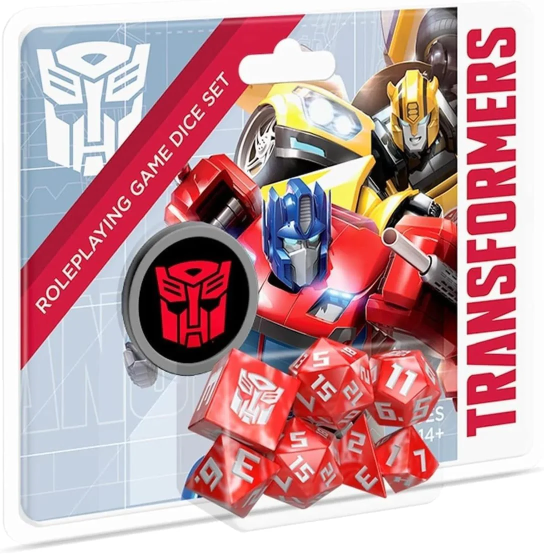 Transformers Essence20 8-Piece RPG Dice Set - Autobot Edition