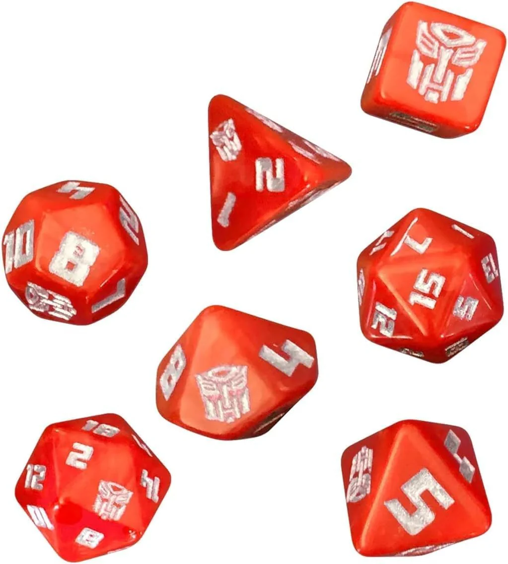 Transformers Essence20 8-Piece RPG Dice Set - Autobot Edition - Image 2