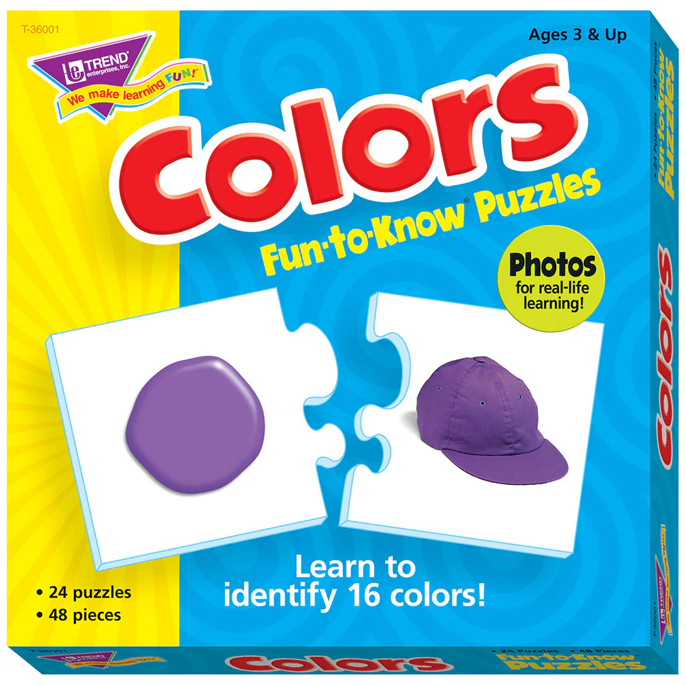 Trend Enterprises PreK-1 Color Identification Puzzle - 48 pc