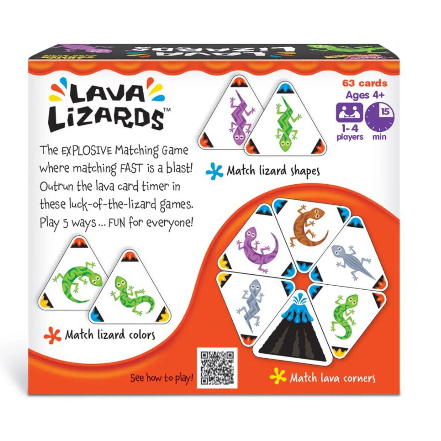 TREND Lava Lizards Three Corner Card Game, Trio Pack - Image 4