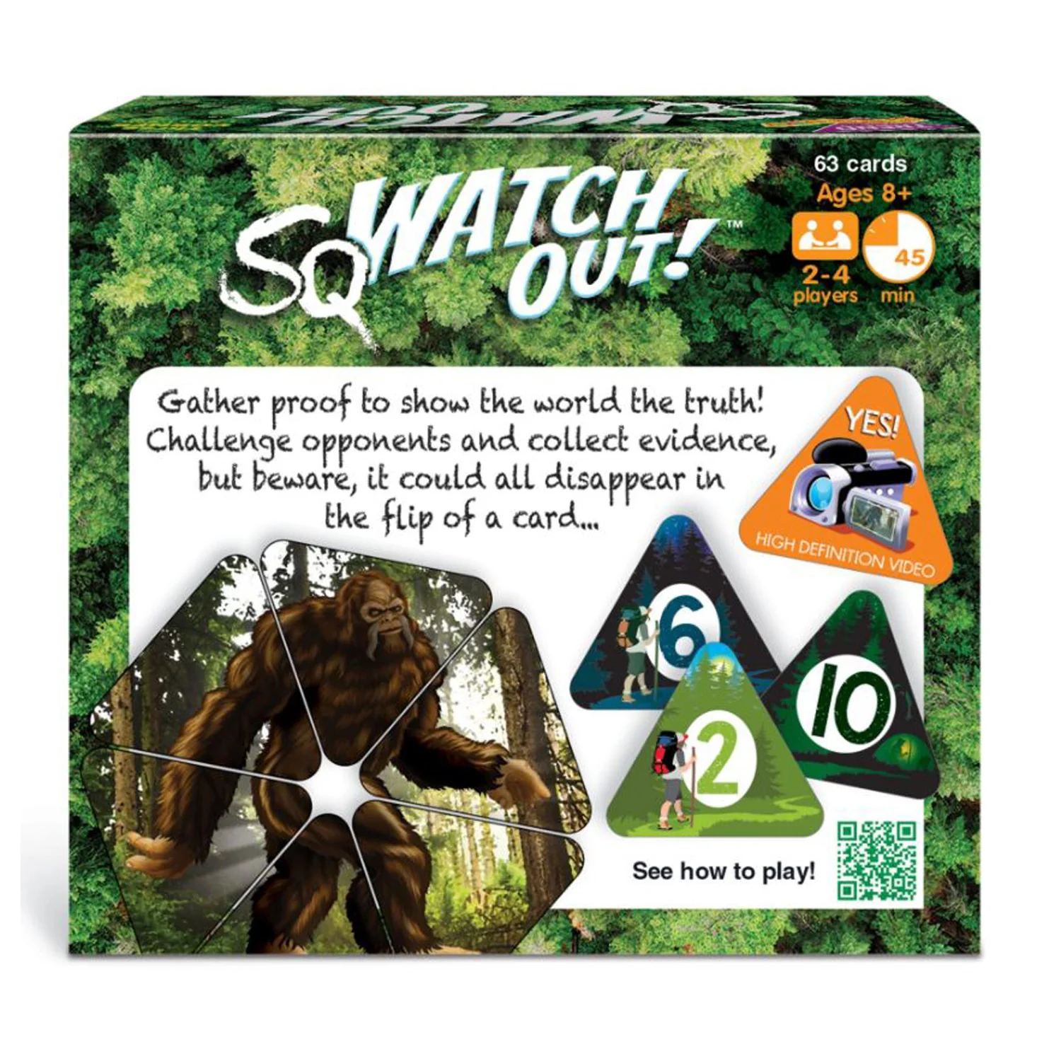 TREND SqWATCH OUT! Three Corner Bigfoot Memory Card Game, Pack of 3 - Image 5
