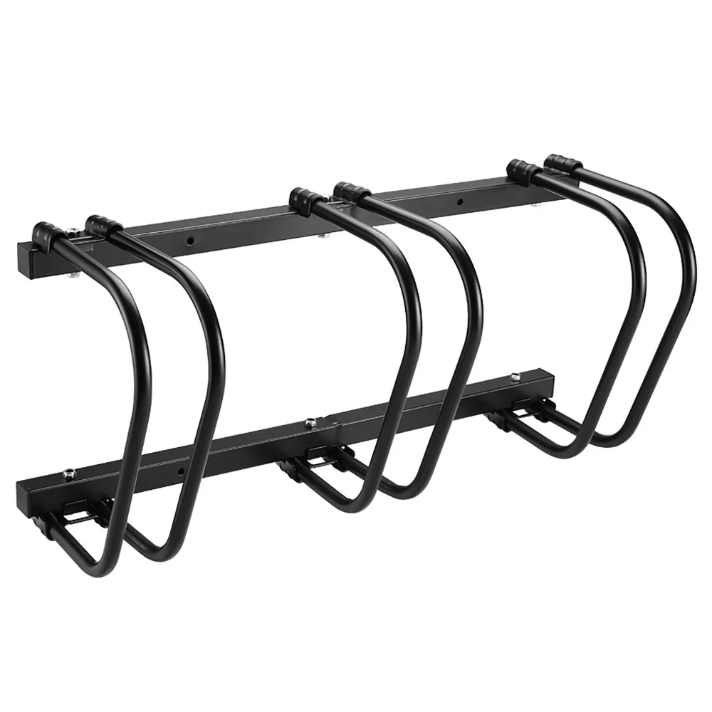 Trimate Triple Bike Floor Parking Rack Stand - Indoor Home Garage Storage Solution - Image 7