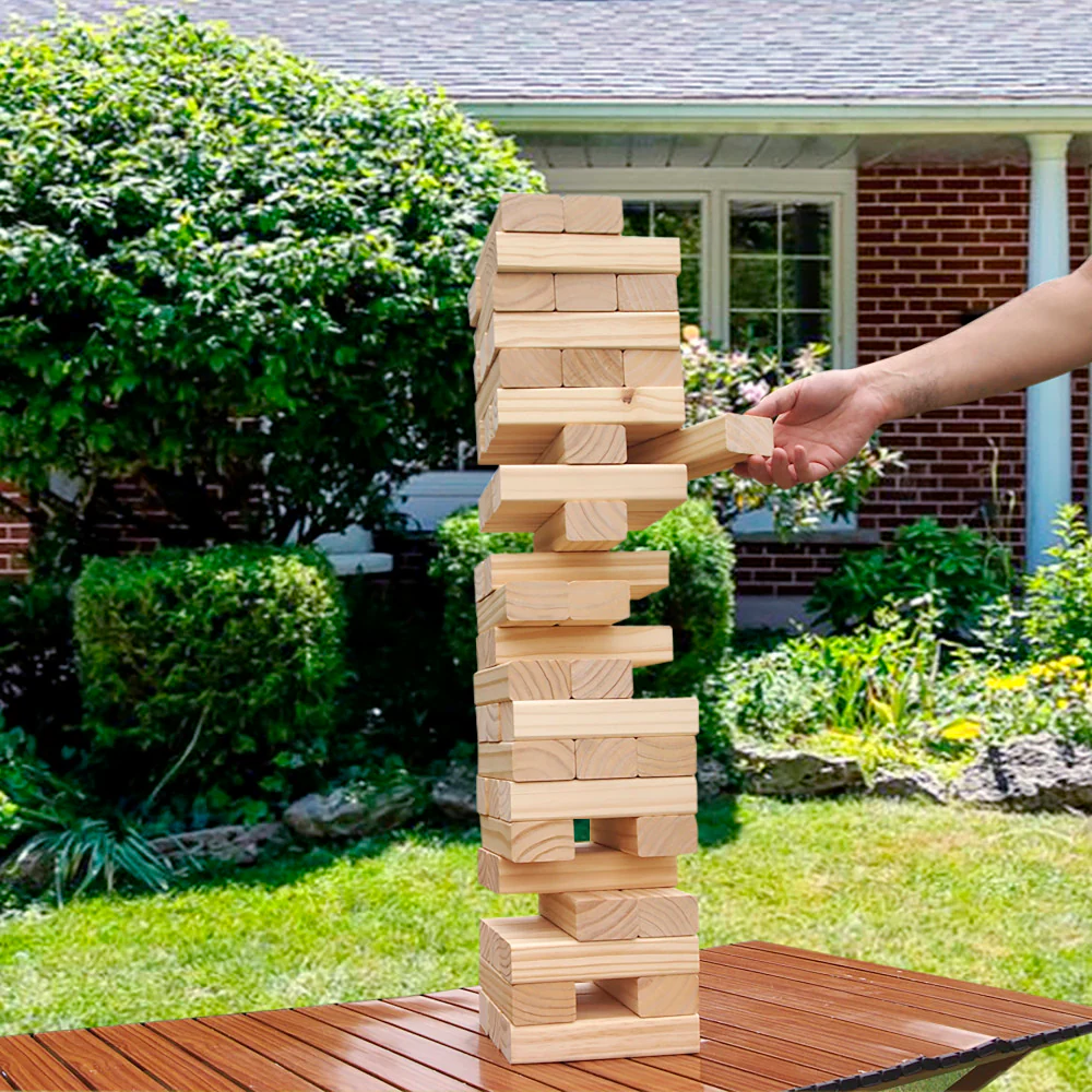 Trimate Tumbling Tower Large - Towering Pine Wood Game - Image 6
