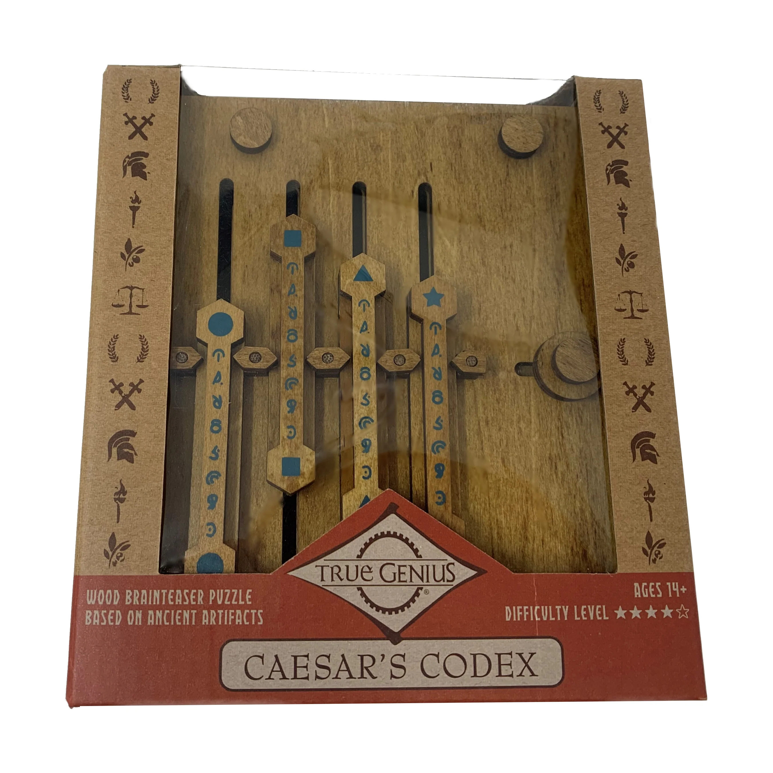 True Genius - Caesar's Codex Wooden Puzzle Box - Image 2