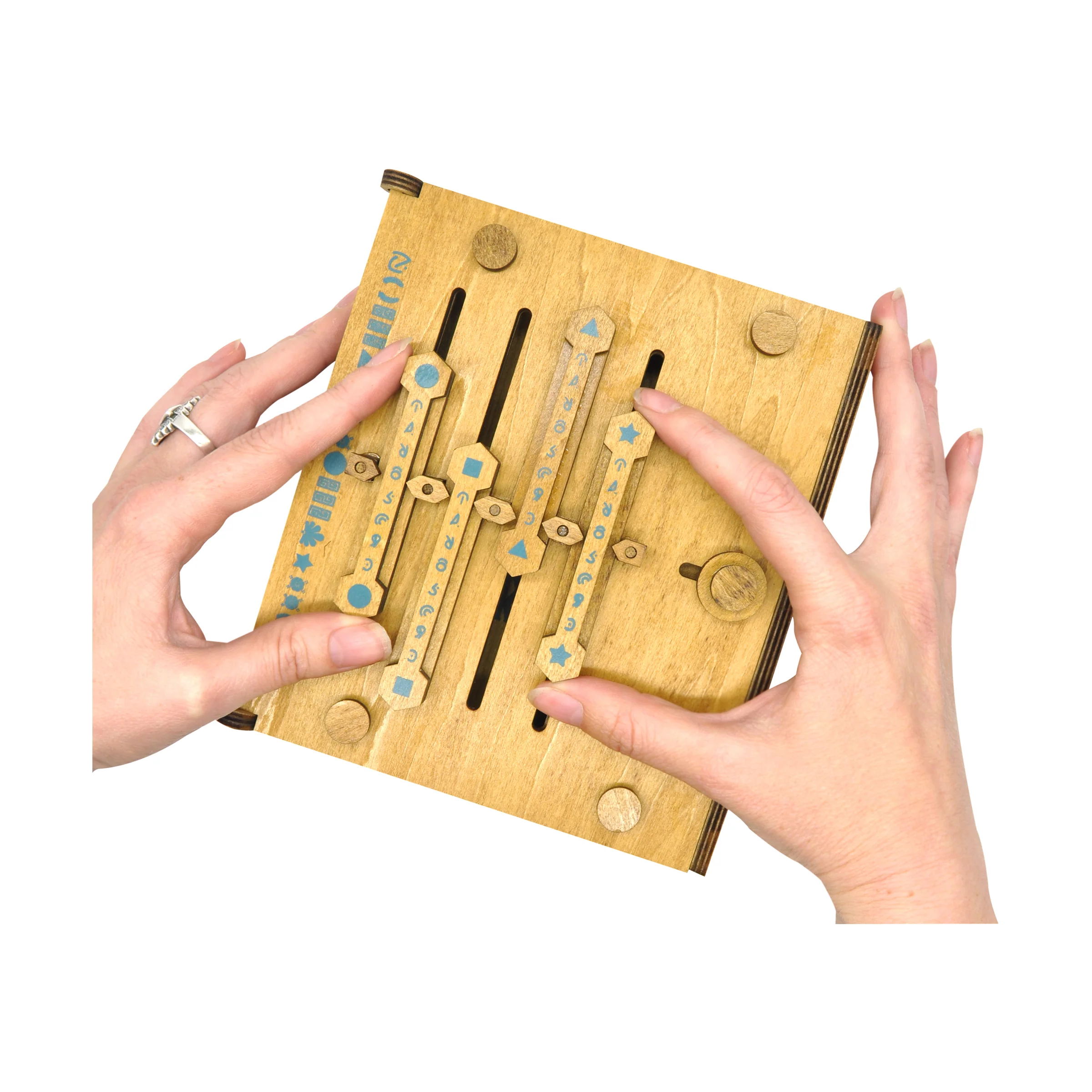 True Genius - Caesar's Codex Wooden Puzzle Box - Image 4