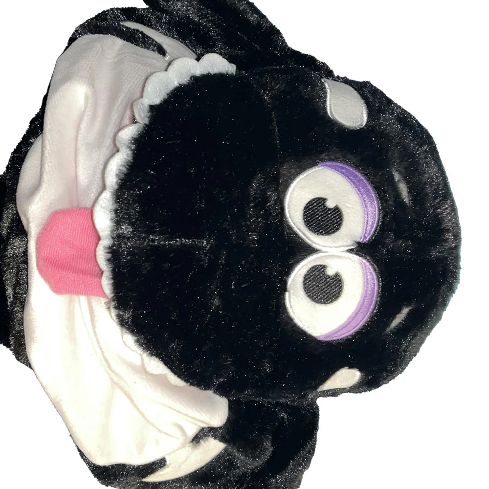 Tummy Stuffers Shark - Black & White: Storage Plush Buddy - Image 3