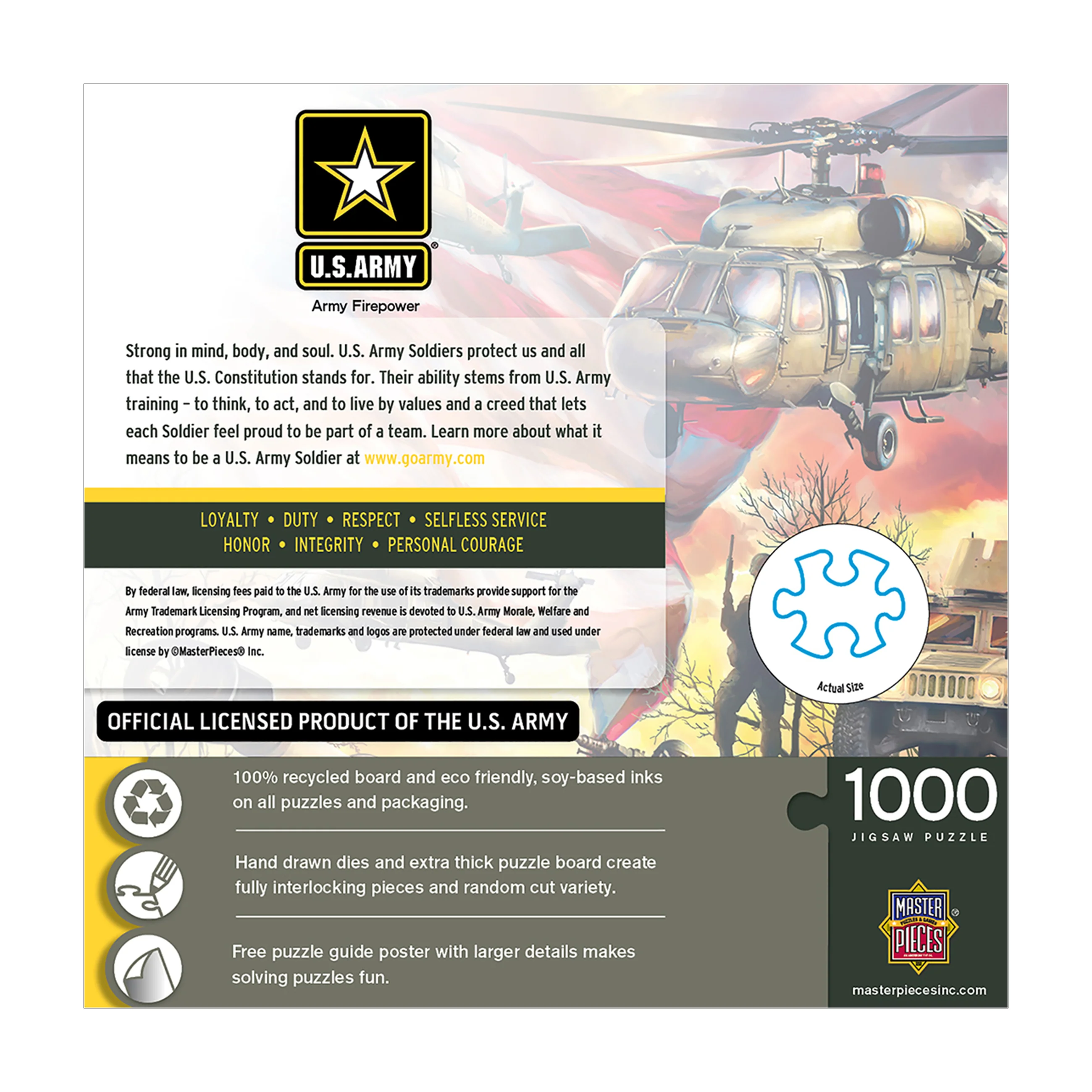 MasterPieces U.S. Army Firepower Jigsaw Puzzle - 1000 pc - Image 4