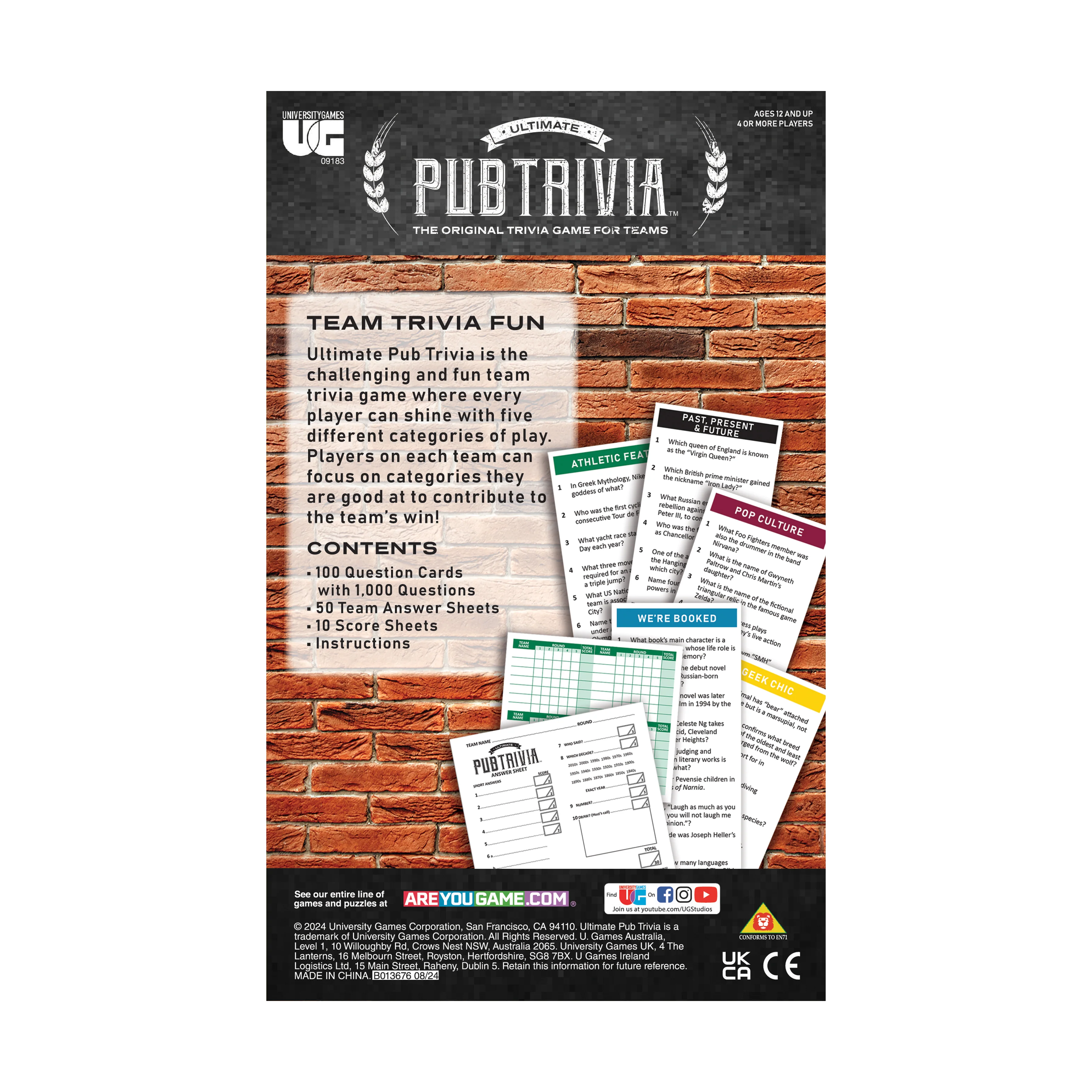 Ultimate Pub Trivia Game - Travel Edition Quiz Board Game - Image 3