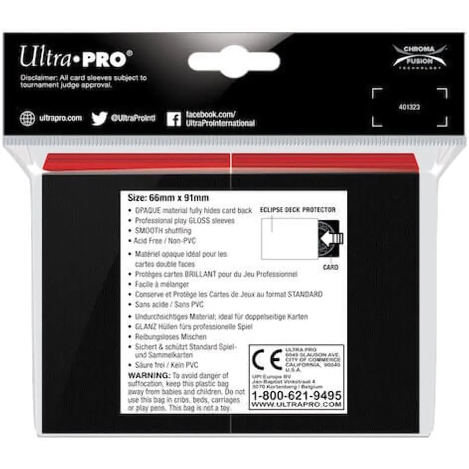 Ultra Pro Eclipse Pro Gloss Deck Protector Sleeves 100ct - Image 5