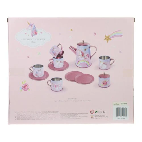 Unicorn 13pc Tin Tea Set BF - Image 2