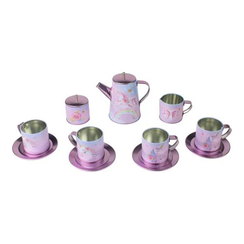 Unicorn 13pc Tin Tea Set BF - Image 3