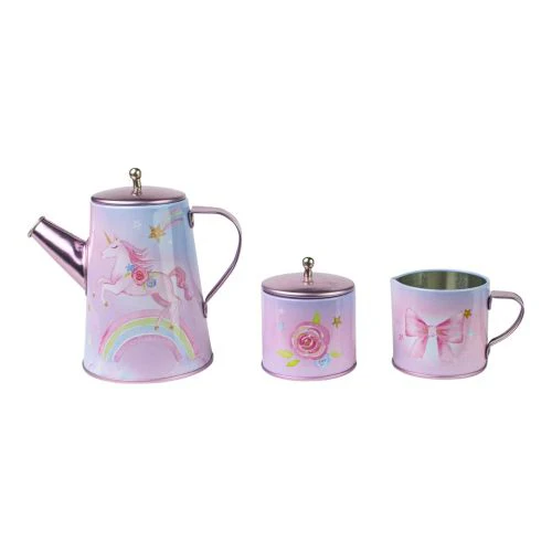Unicorn 13pc Tin Tea Set BF - Image 6